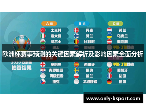 欧洲杯赛事预测的关键因素解析及影响因素全面分析